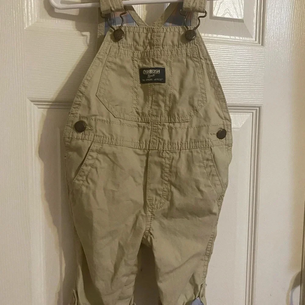 Oshkosh B’Gosh Khaki Overalls